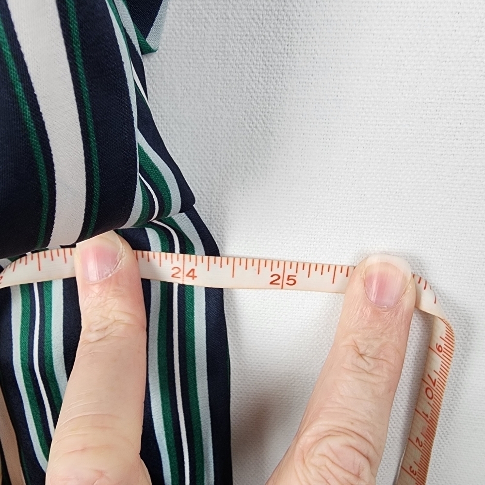 Free People Mad About You Button Down Shirt Stripes SIZE MEDIUM - Picture 6 of 7